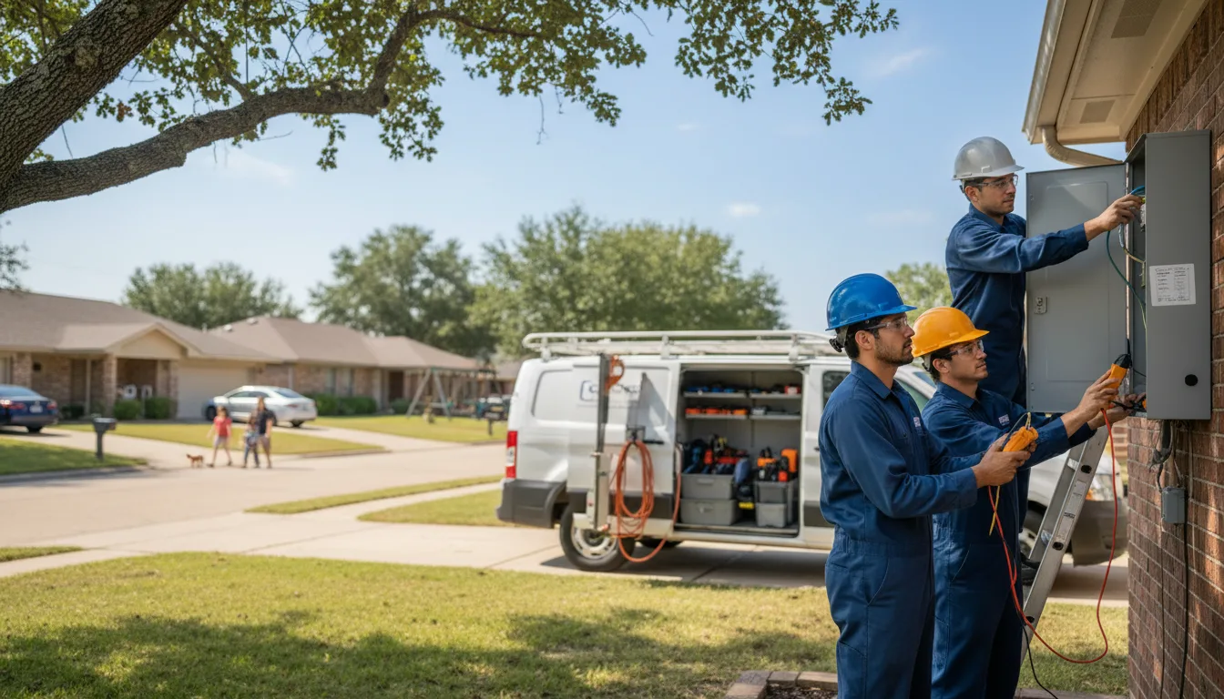 Certified electrician providing emergency electrical services in Utica, OH